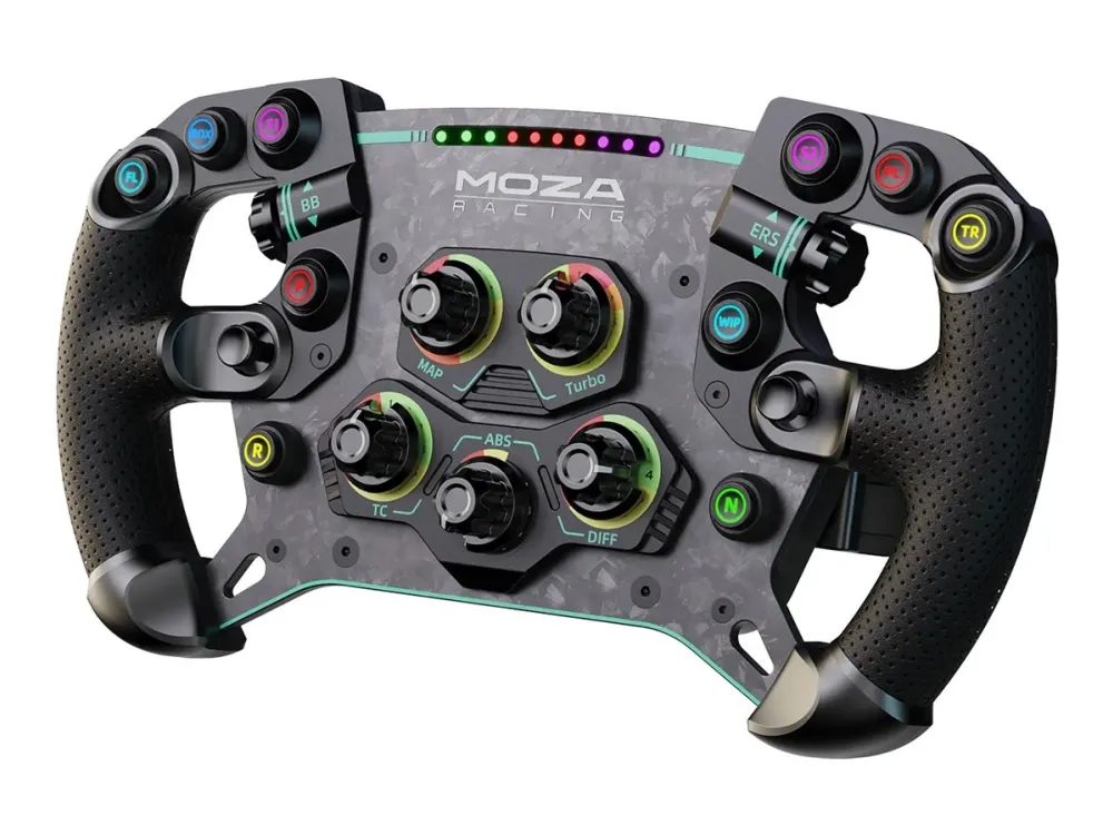 Moza Racing GS V2P GT - Hjul - 10 knapper - trådløs, kablet - for PC