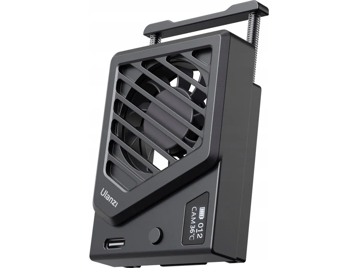 Ulanzi Fan Kjølevifte For Kamera Sony Canon Fuji Fujifilm / Ulanzi Ca25 / Sort