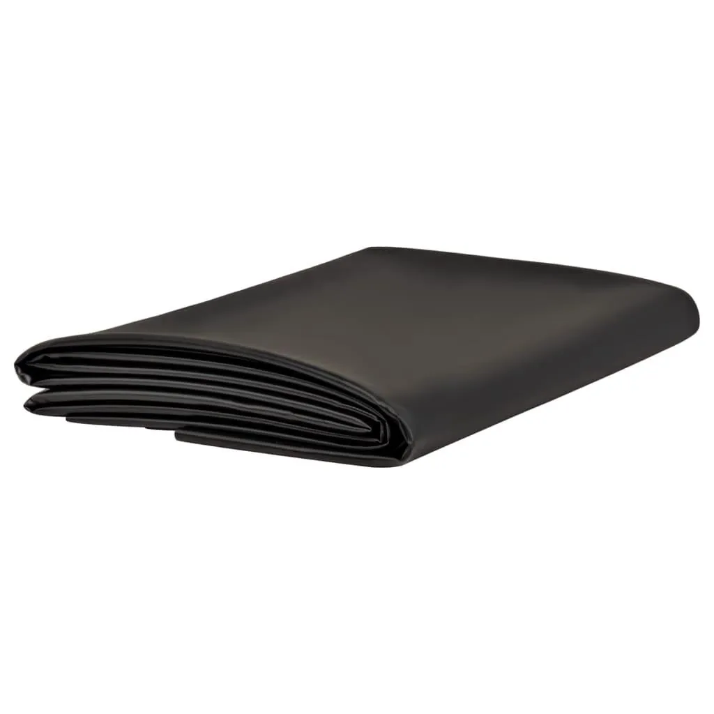vidaXL Damduk svart 3x4 m PVC 0,5 mm