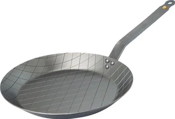 de Buyer 5616.28, Rund, Grillpanne, Rustfritt stål, 28 cm, 1,63 kg