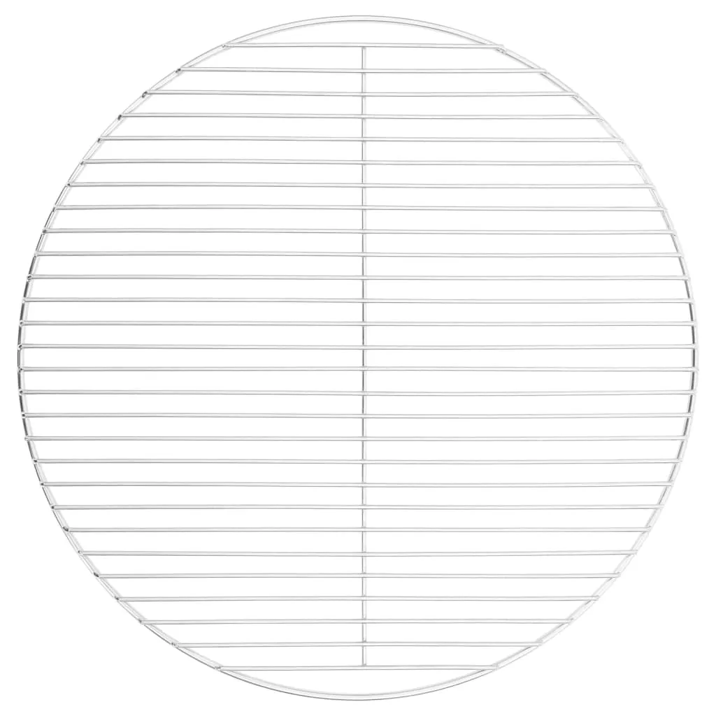 vidaXL Grillrist rund Ø54 cm 304 rustfritt stål