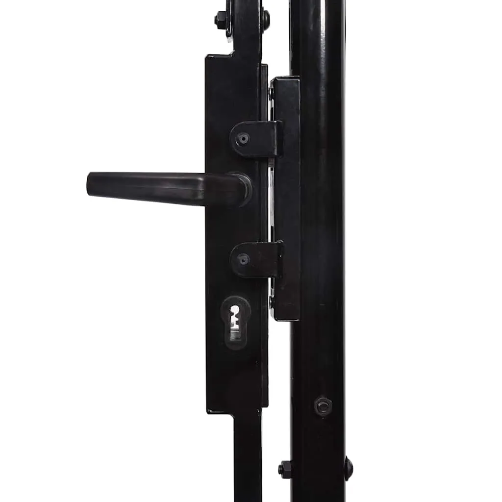 vidaXL Dobbeldørsgjerdeport Woerden med spydtopp 400x199,5 cm