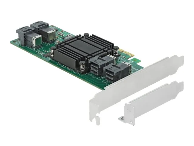 Delock PCI Express x8 Card to 4 x internal SFF-8643 NVMe - Low Profile Form Factor - Diskkontroller - U.2 NVMe - lav profil - PCIe 3.0 x8