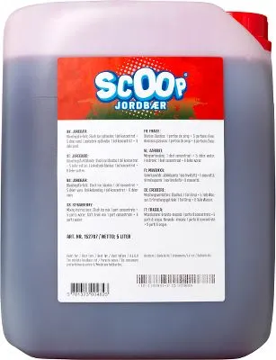 Scoop Jordbær 5 Ltr.