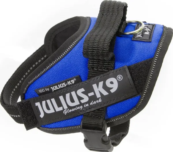 Julius-K9 K9 IDC sele, str.: Mini-Mini, blå 40-53 cm