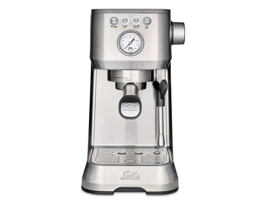 Solis Barista Perfetta Plus, Espressomaskin, Kaffe bønner, Sølv