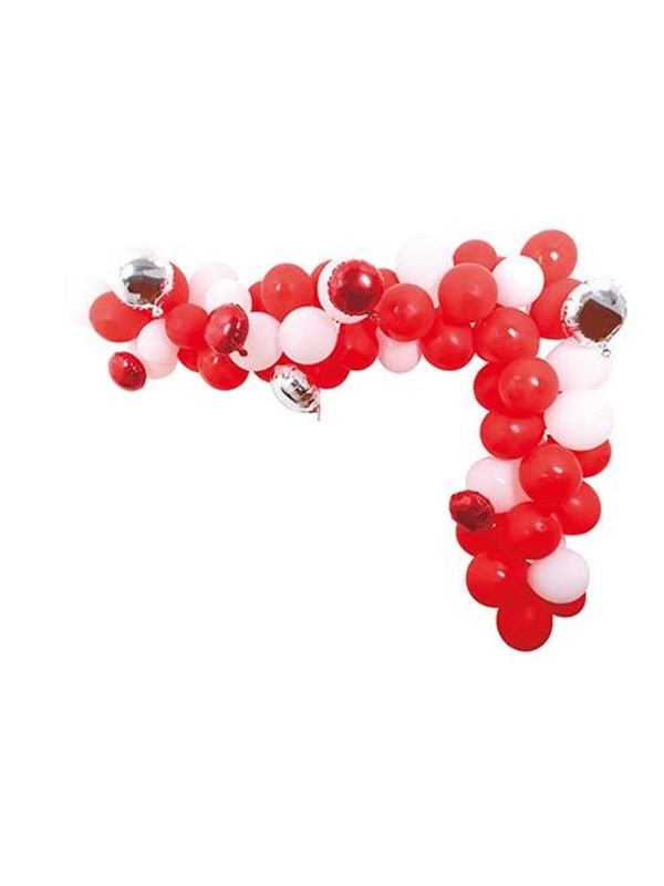 SCANSEASON Balloon arch - Red/White