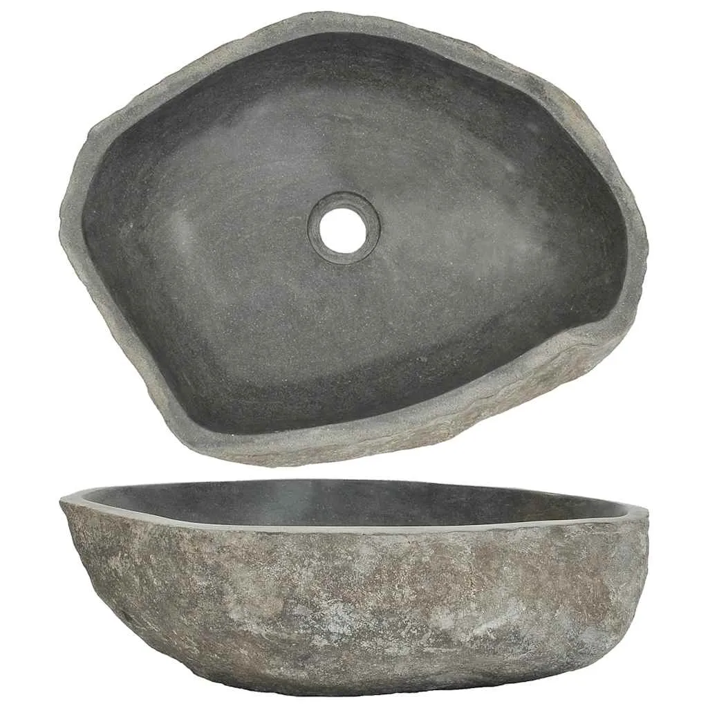 vidaXL Servant oval elvestein 45-53 cm