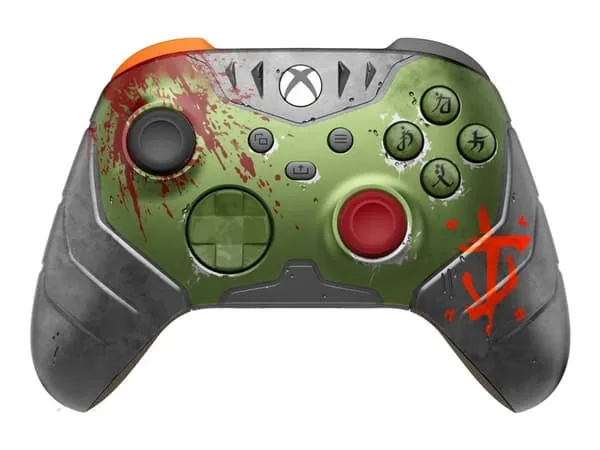 Microsoft Xbox Wireless Controller - DOOM: The Dark Ages Limited Edition - håndkonsoll - trådløs - Bluetooth - rød, grønn, grå - for PC, Microsoft ...