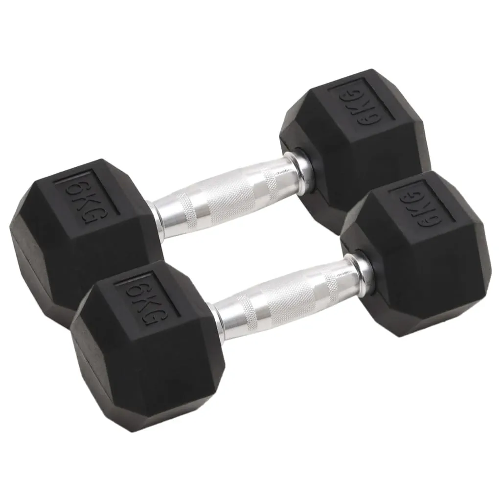 vidaXL Manualer 2 stk 12 kg totalt støpejern