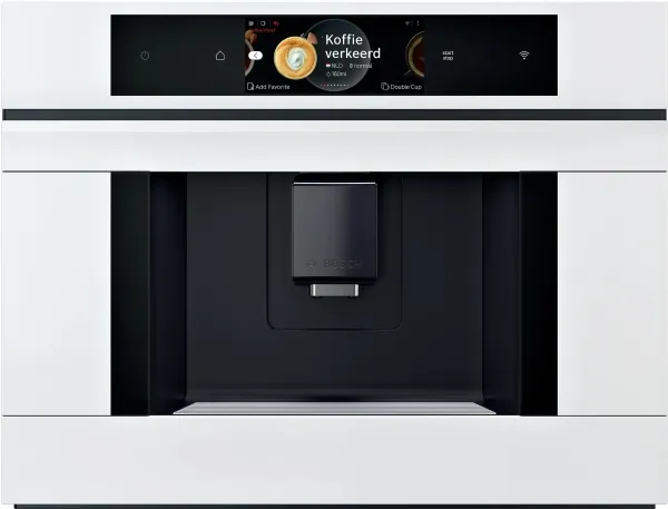 Bosch Serie 8 CTL7181W0, Espressomaskin, 2,4 l, Kaffe bønner, Innebygd kaffekvern, Hvit