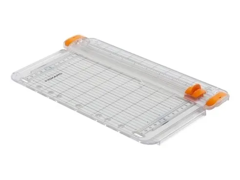 Fiskars 1077798, 10 ark, Manuell klemme, A4, A5, 75 g/m², Hvit, Gummi