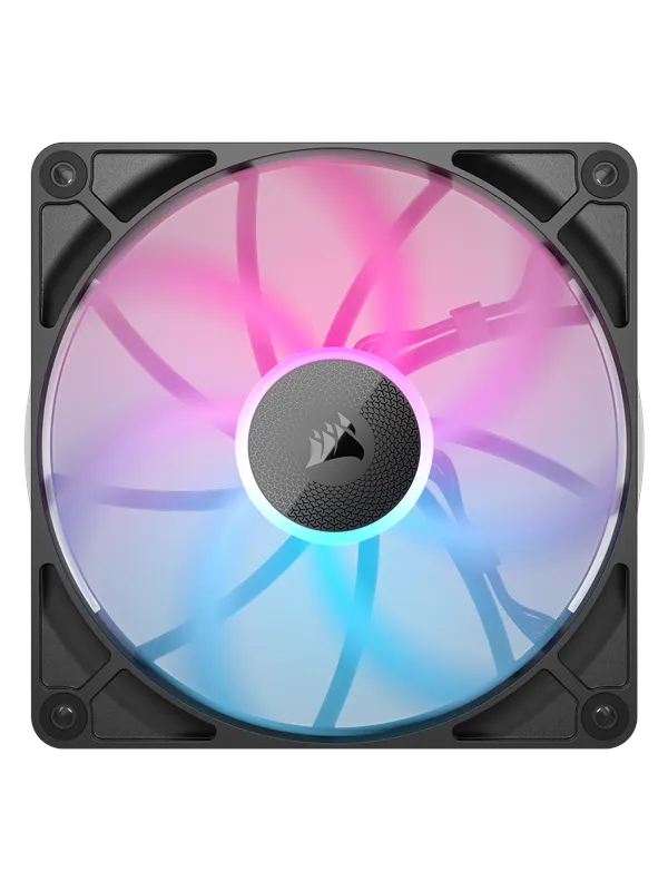 Corsair iCUE LINK RX140 RGB - Kabinettvifte - 140mm - Svart med RGB LED-lys - 36 dBA