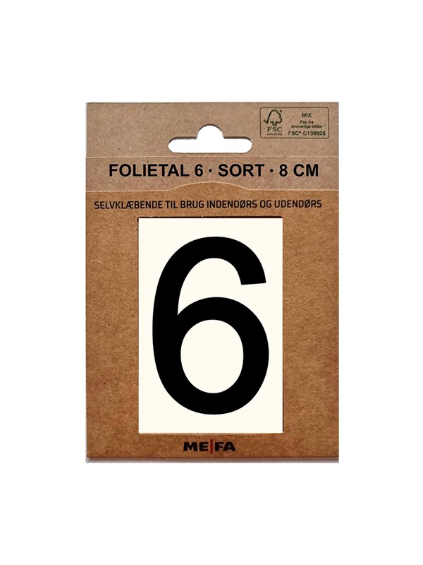 MEFA Foil number 6 Black