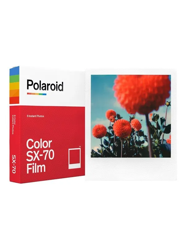Polaroid Color Film SX-70 Type (8 exposures) - White Frame