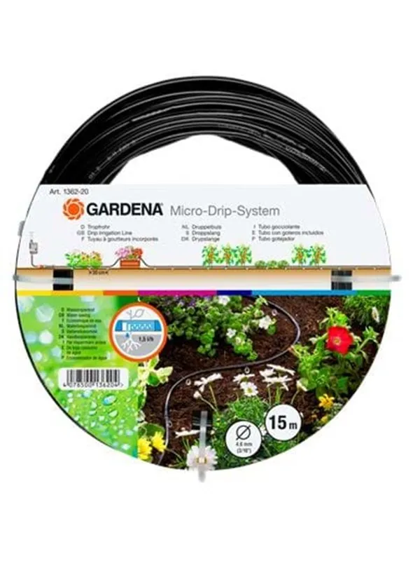 Gardena Dryppslange over bakken 4,6 mm (3/16")