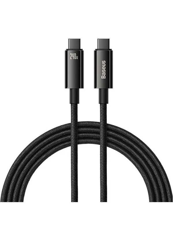 Baseus USB-C to USB-C cable  Tungsten Gold 240 W 2 m (black)