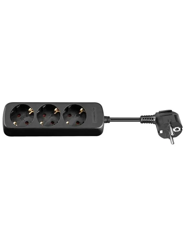 Pro AC power strip - 1.5 m - Svart