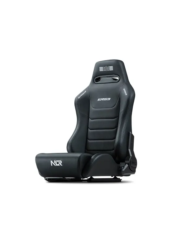 Next Level Racing ERS3 Elite Reclining Seat Sim racing sete - Svart - Polyuretan faux skinn - Opptil 150 kg