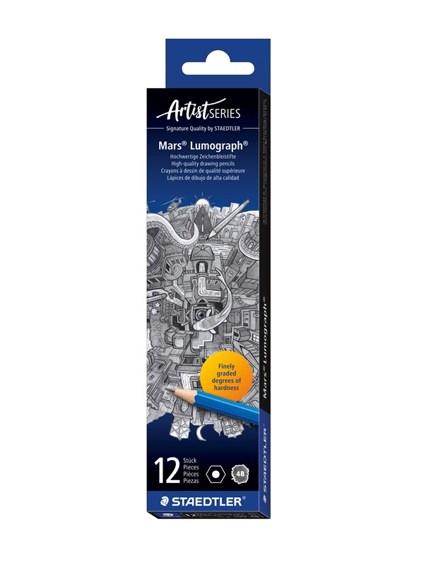 Staedtler Pencil Mars Lumograph 4B  12 pcs