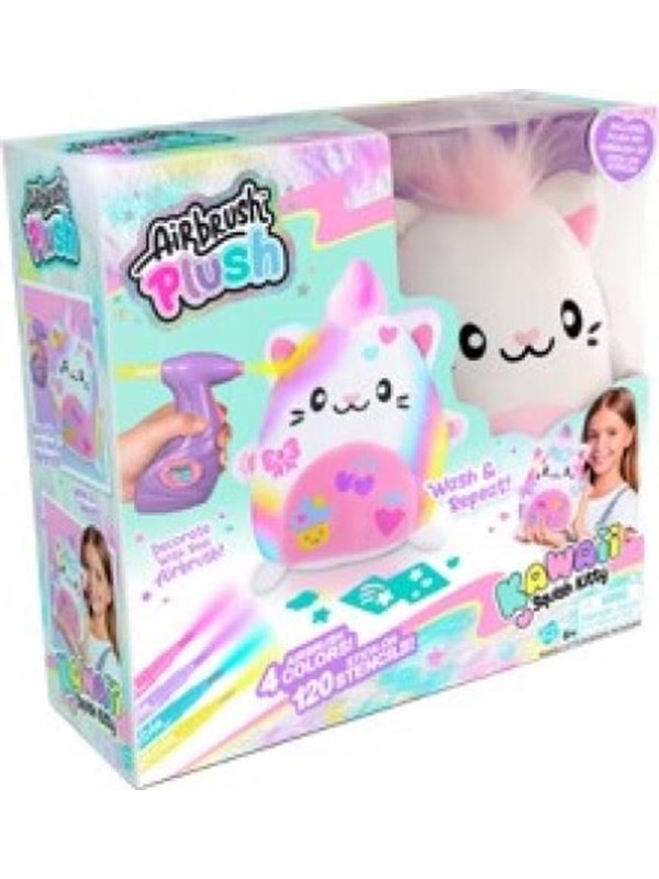 Airbrush Plush KAWAII KITTY