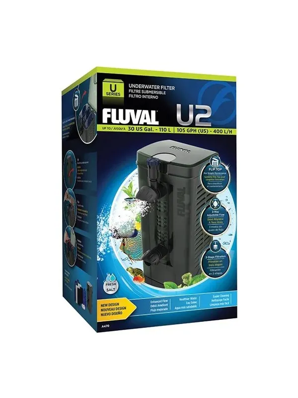 FLUVAL U2 Undervannsfilter 110L