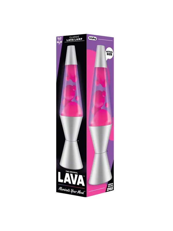 Lava Lamp Classic 37cm Pink/Purple