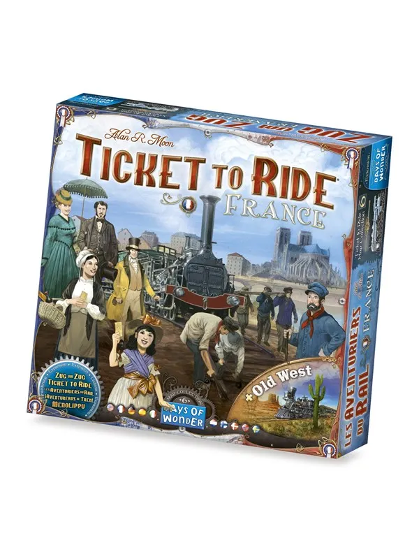 Days of Wonder Ticket To Ride Map Coll. #6 France (Nordic/DE/EN)