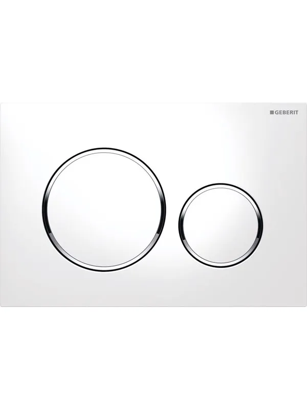 Geberit actuator plate sigma20 for dual flush white