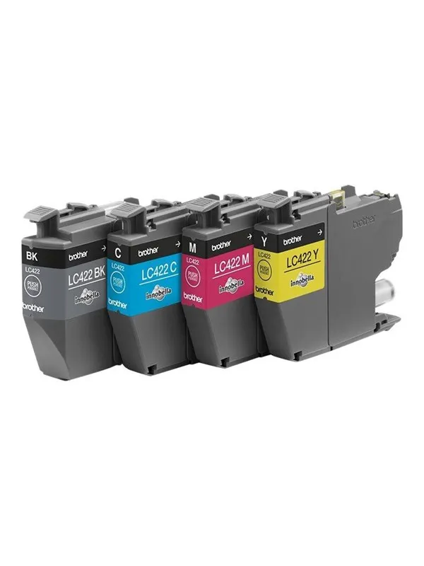 Brother LC 422 Value Pack - (Black Yellow Cyan Magenta) Ink