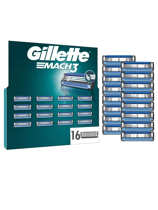 Gillette Mach3 Base - 16 stk.