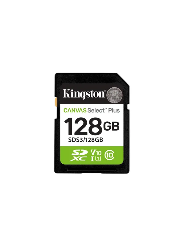 Kingston Canvas Select Plus Gen3 SDXC - 150MB/s - 128GB