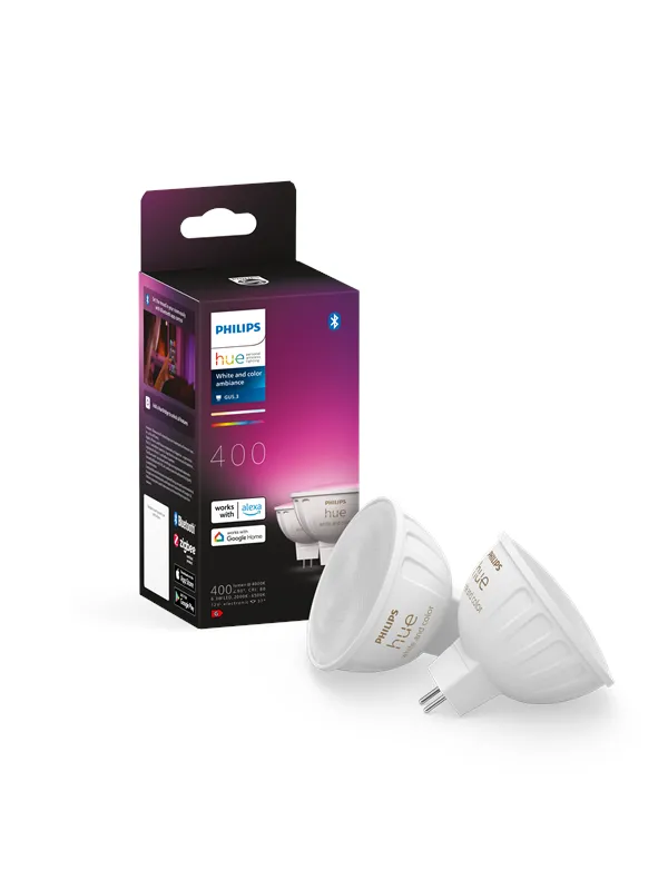 Philips HueWCA 4.7W 12V MR16 2 Pack