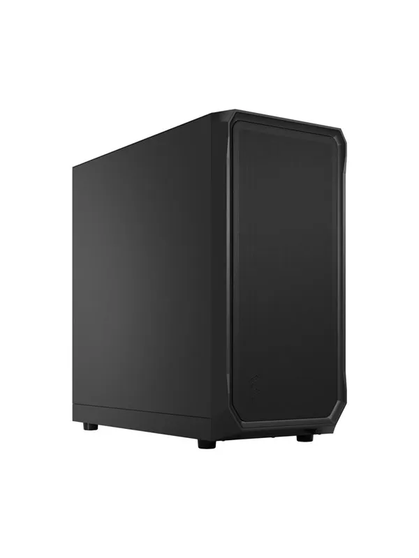 Fractal Design Focus 2 - Black Solid - Kabinett - Miditower - Svart