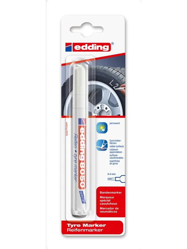 Edding e-8050 tyre marker white