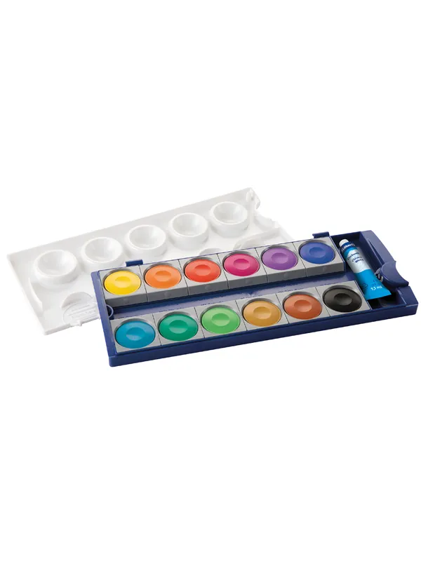 Pelikan 12 vannfarger - Nr. 1 malesett (K12)