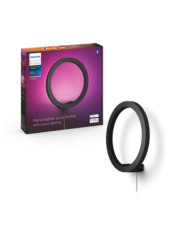 Philips Hue Sana Vegglampe - Svart