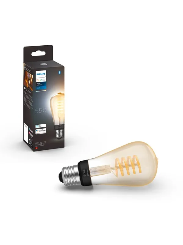 Philips Hue White Ambiance Filament ST64 E27 Edison - 1-pakning