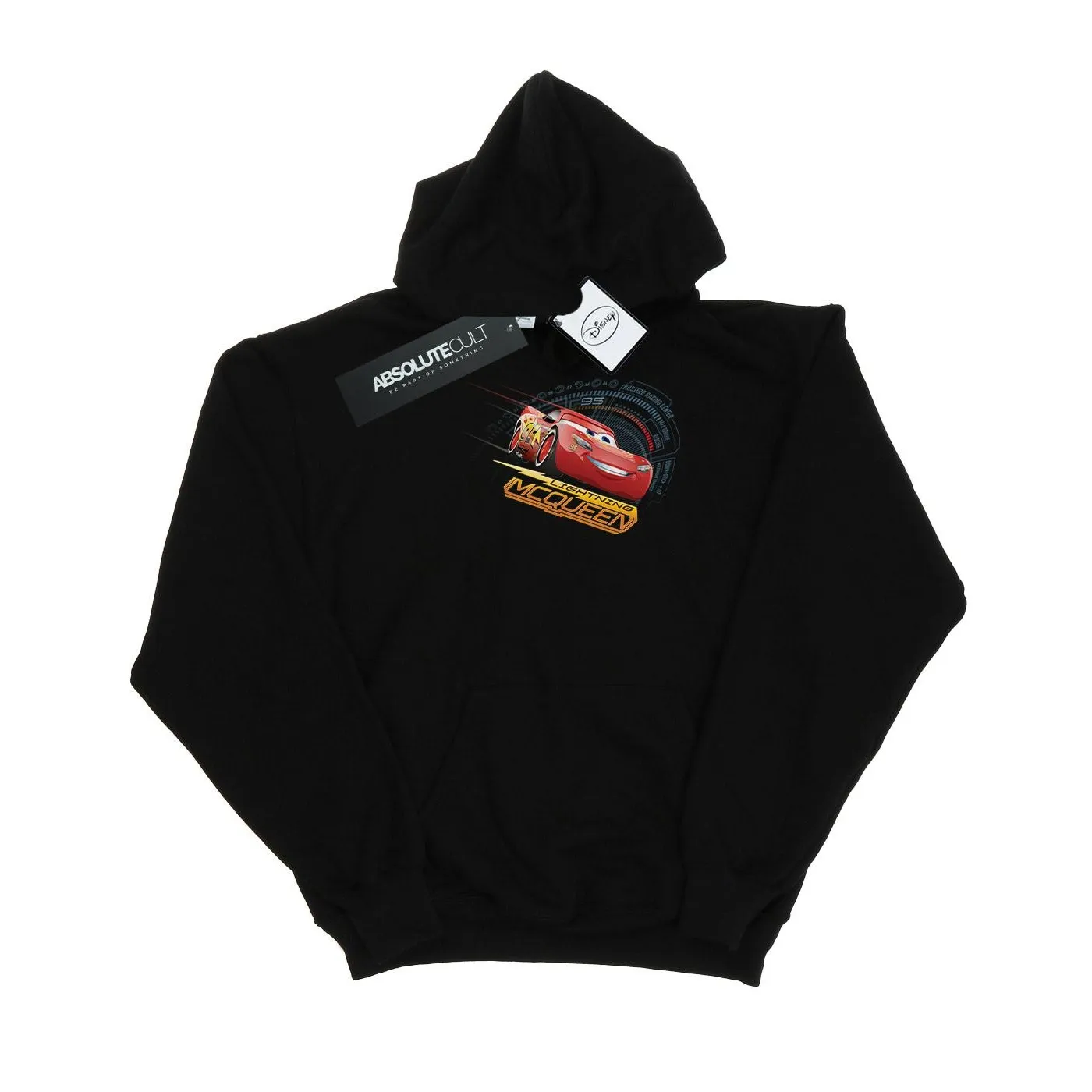 Disney Mens Cars Lightning McQueen Hoodie
