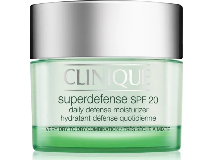 Clinique Superdefense fuktighetsgivende dag- og øyekrem SPF 20, 15 ml for kvinner