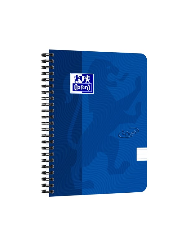 Oxford Touch Notebook A5 ruled 7 mm soft touch cover twin-wire 180 pages