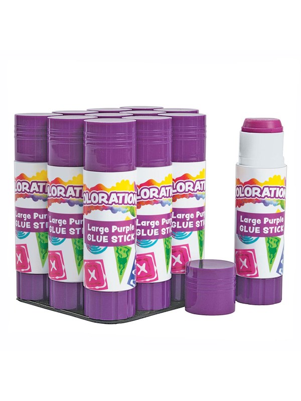 Colorations - Glue stick 25 grams Set of 12