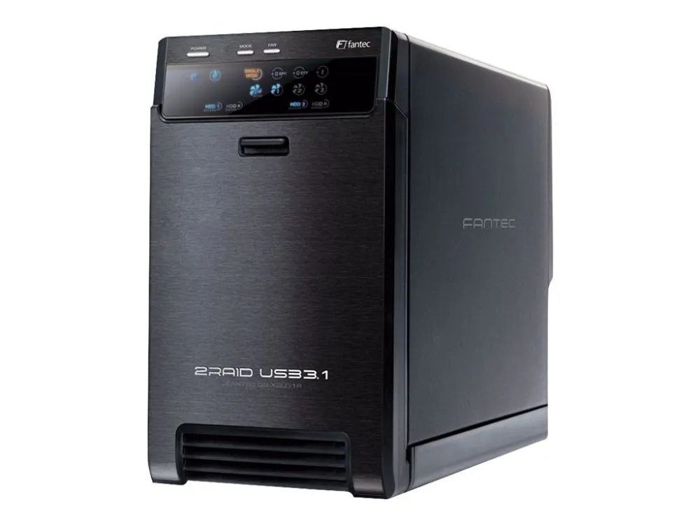 FANTEC QB-X2U31R - Harddiskarray - 2 brønner (SATA-600) - USB 3.1 (ekstern)