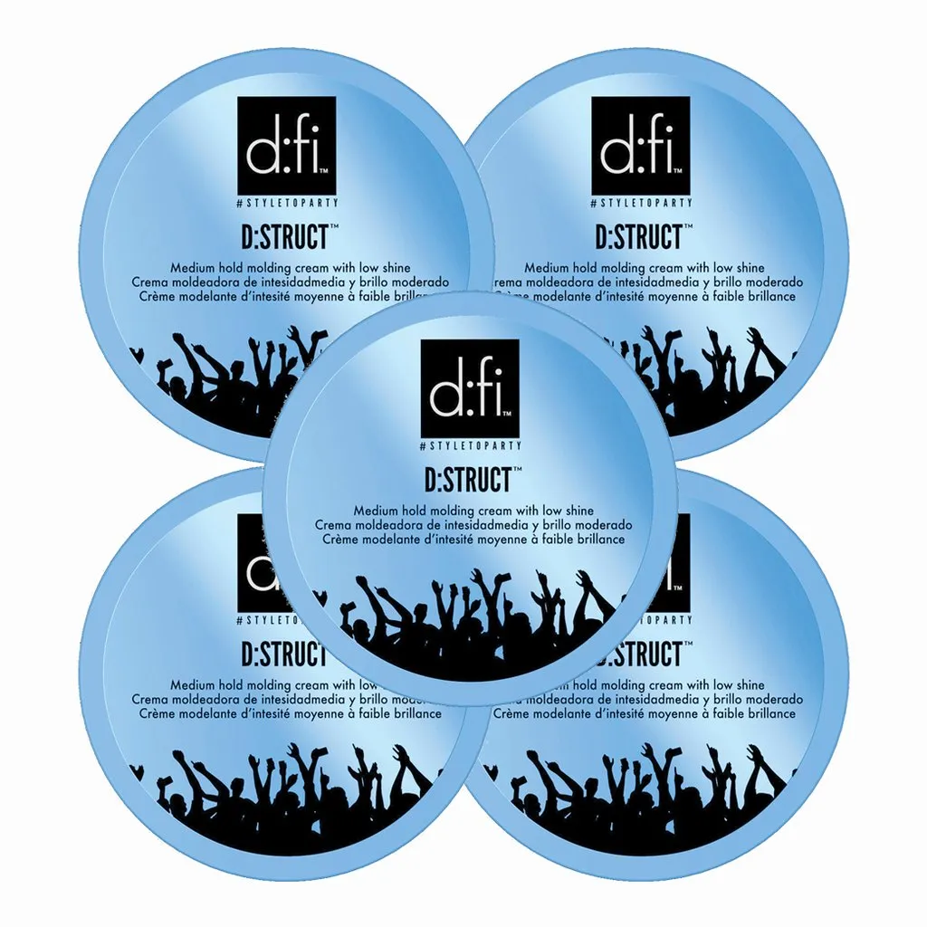 5-pack D:fi D:struct Molding Cream Blue Big 150g
