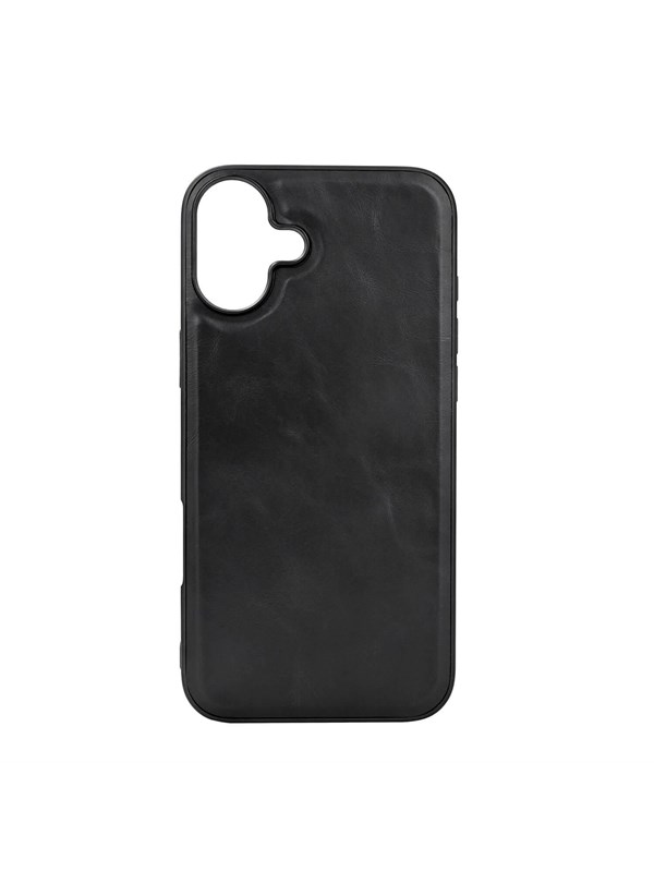Buffalo Leather Backcover MagSeries - iPhone 16 Plus Black