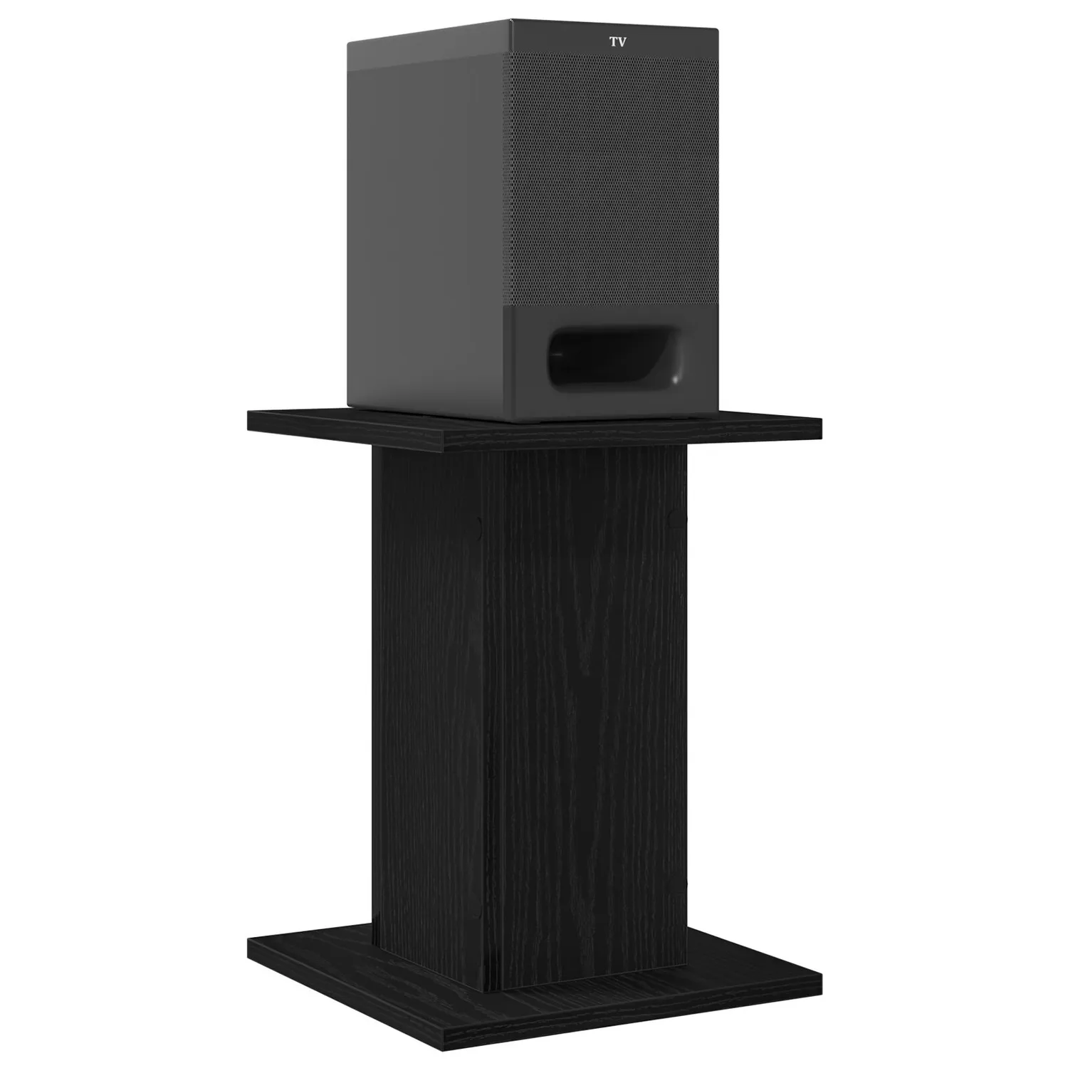 vidaXL Høyttalerstativer 2 pcs Svart Eik 30 x 30 x 40 cm