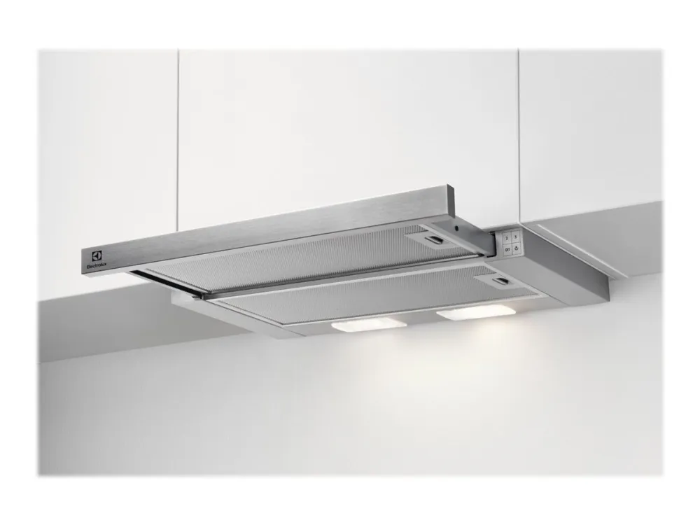 Electrolux Serie 300 LFP326S - Panser - teleskopisk - Nisje - bredde: 50.2 cm - dybde: 26.5 cm - ekstraksjon og resirkulasjon (-) - grå