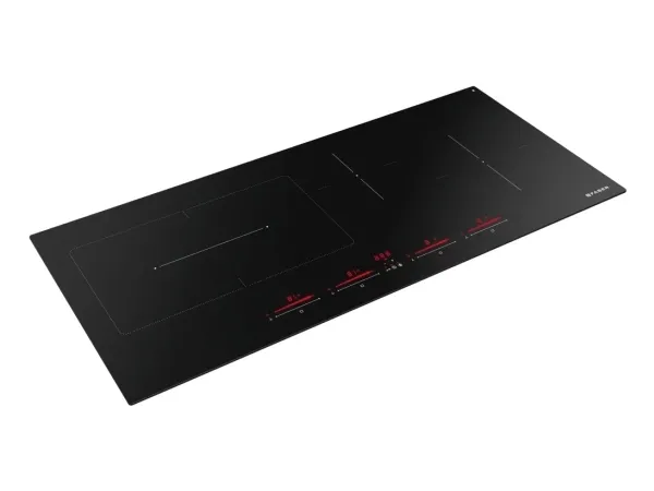 Faber SLIM 94 KL, Sort, Innebygget, 90 cm, Sonebasert induksjon, Glass, 4 zone(s)