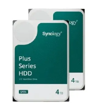Synology 2x HAT3300-4T - 2x 4 TB 5400 o/min 256 MB 3,5" SATA 6 Gbit/s CMR tvillingpakke