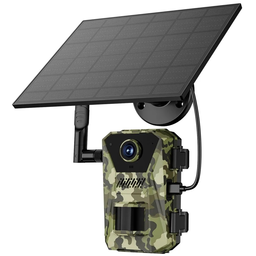 Solar 4G stikamera vanntett PIR nattsyn HD jaktkamera